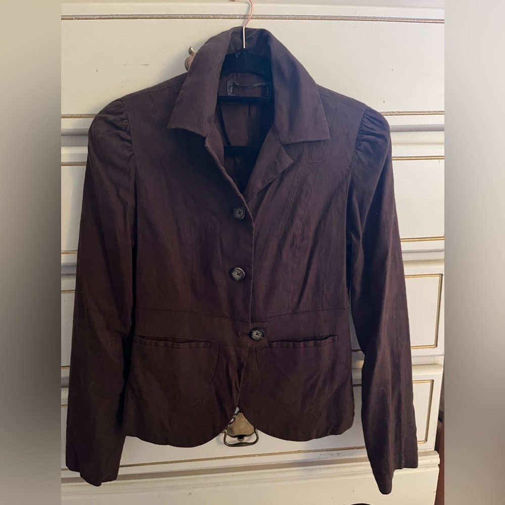 Elegant Brown Women's Jacket